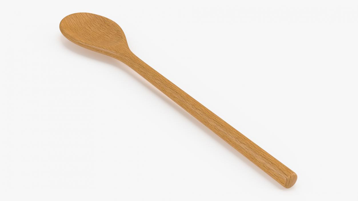 Wooden Spoon 2 3D model