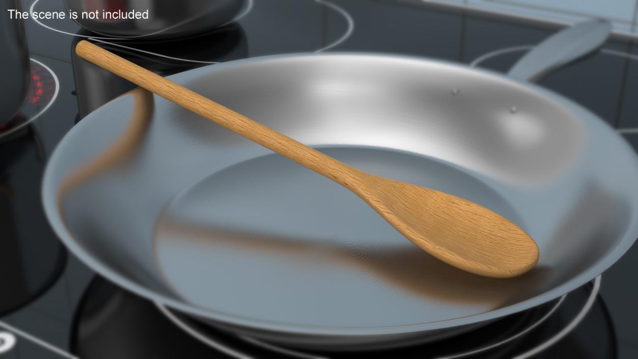 Wooden Spoon 2 3D model