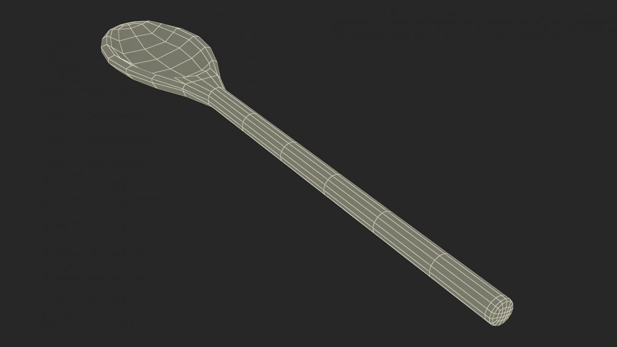 Wooden Spoon 2 3D model