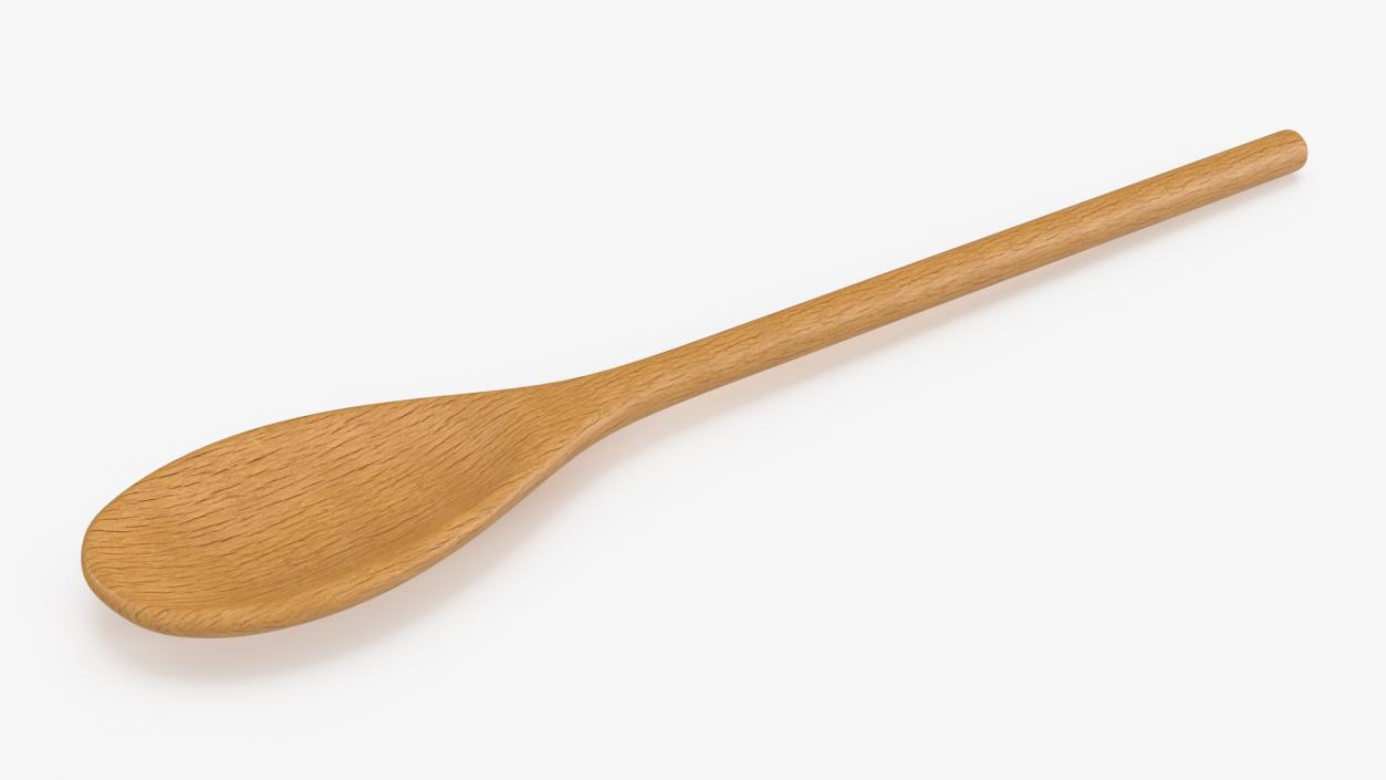 Wooden Spoon 2 3D model