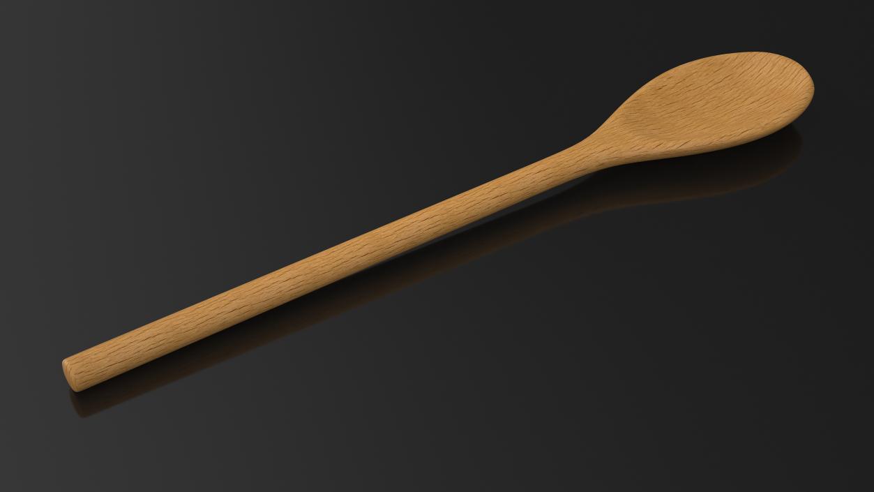 Wooden Spoon 2 3D model