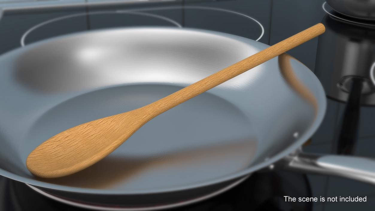 Wooden Spoon 2 3D model