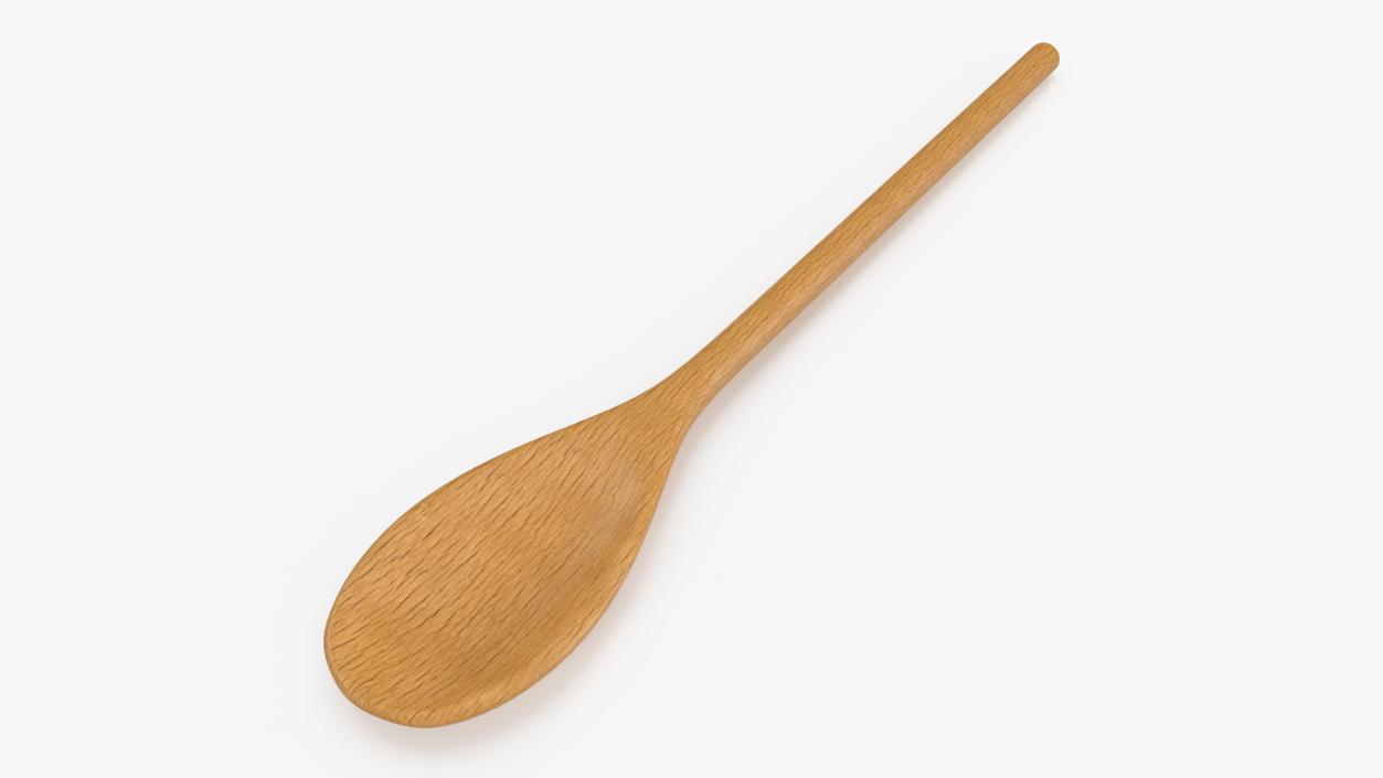 Wooden Spoon 2 3D model