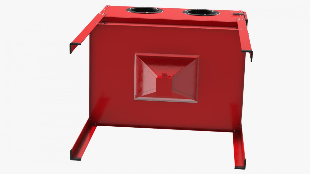 3D Sandblast Cabinet Red