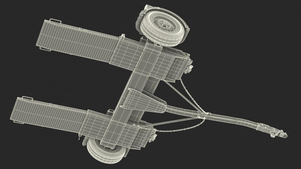 Axle Tow Dolly 3D model