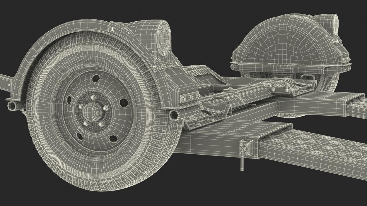 Axle Tow Dolly 3D model