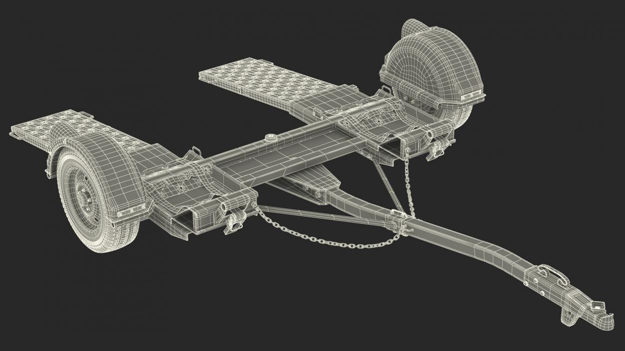 Axle Tow Dolly 3D model