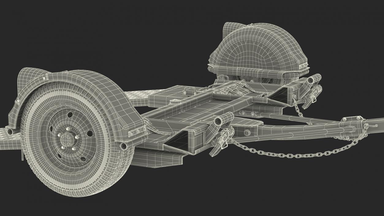 Axle Tow Dolly 3D model