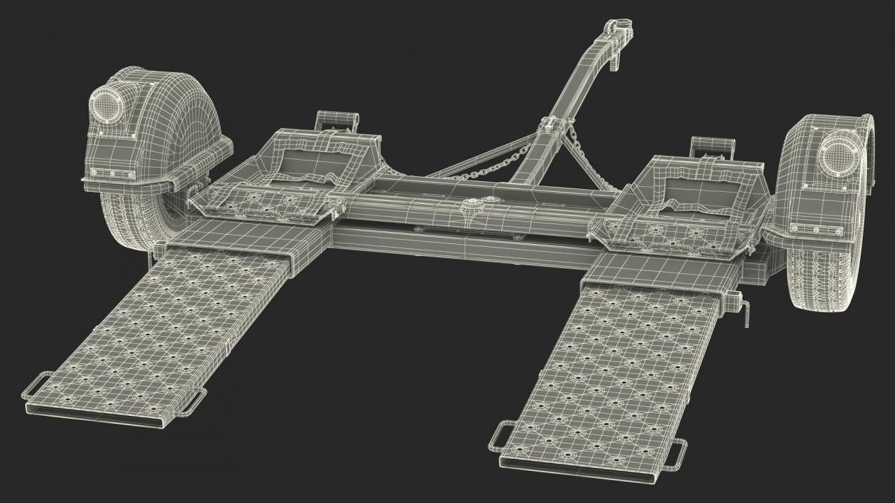 Axle Tow Dolly 3D model