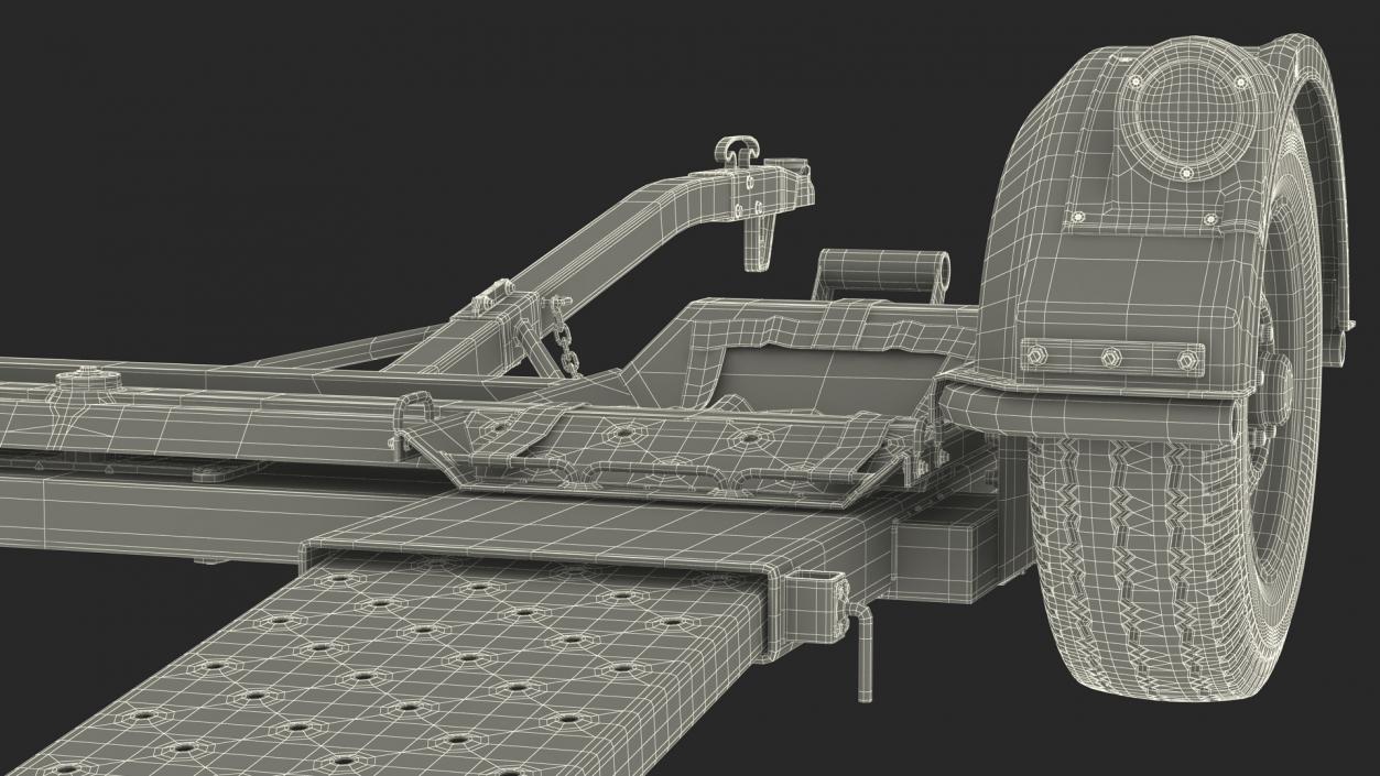 Axle Tow Dolly 3D model