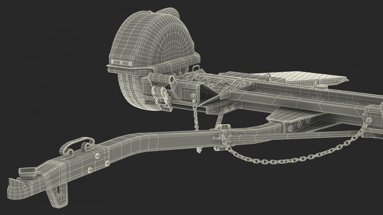 Axle Tow Dolly 3D model