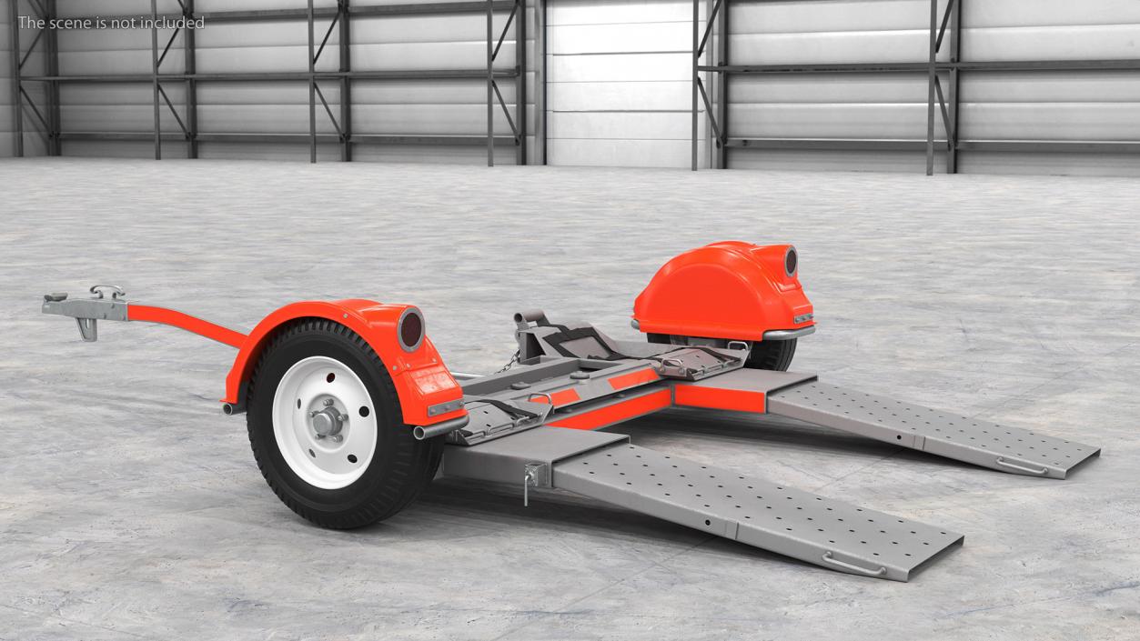 Axle Tow Dolly 3D model