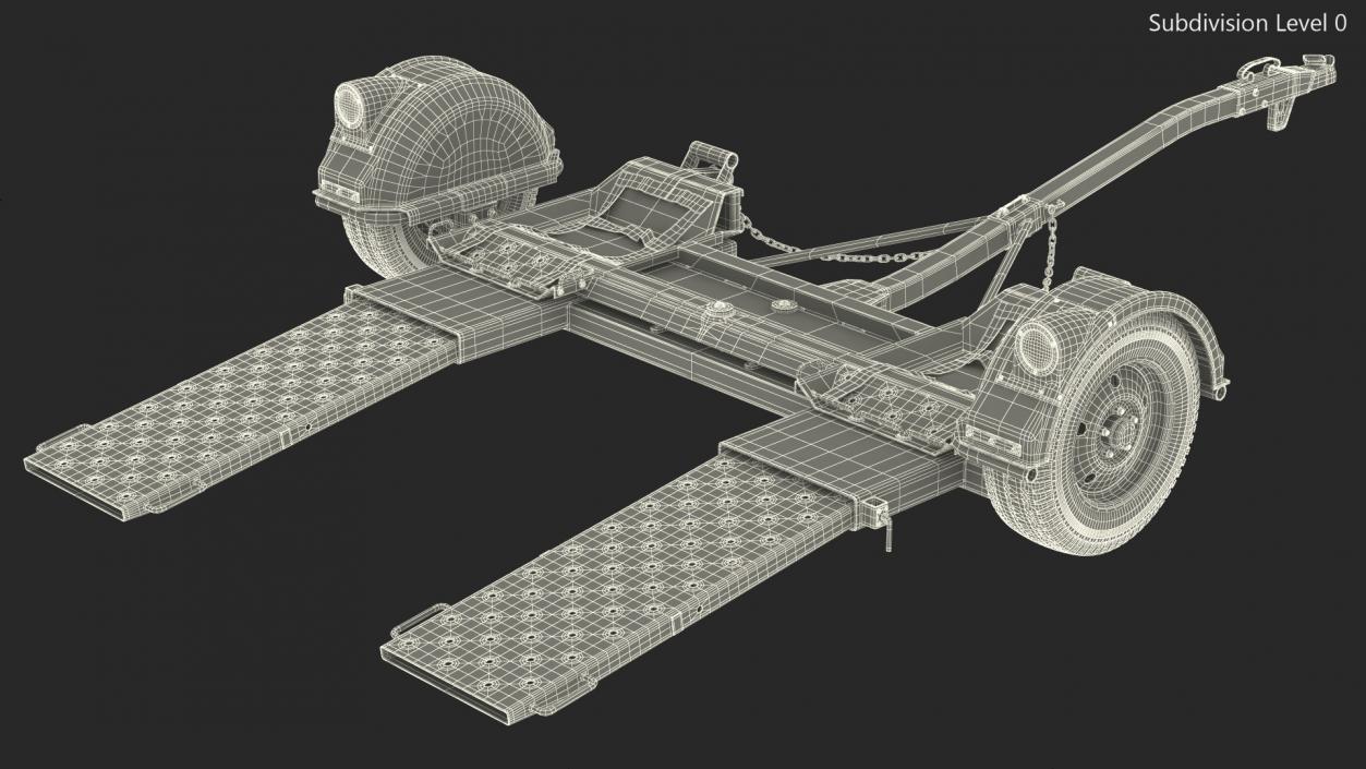 Axle Tow Dolly 3D model