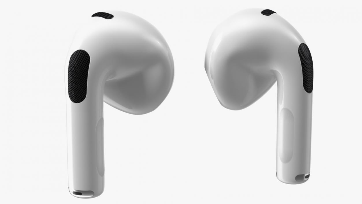 3D Apple AirPods 3 Earbuds model