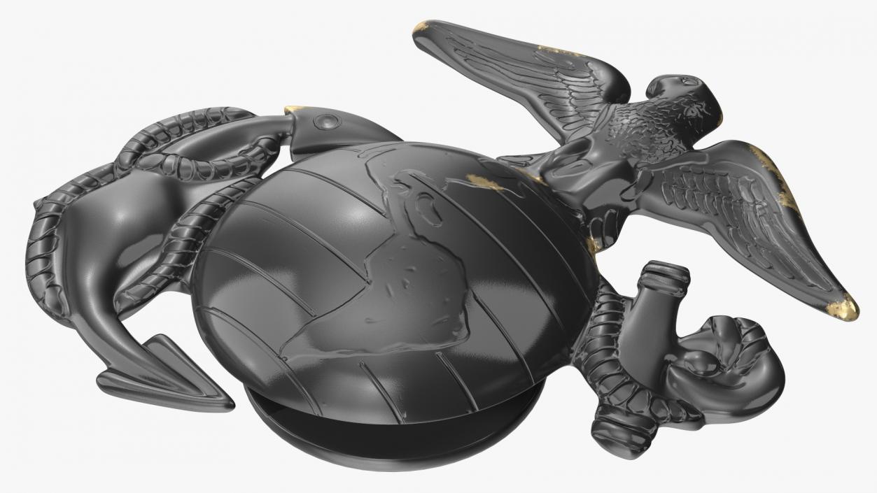 Black Eagle Cockade 3D model