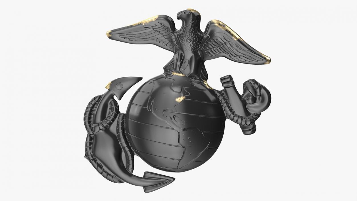 Black Eagle Cockade 3D model