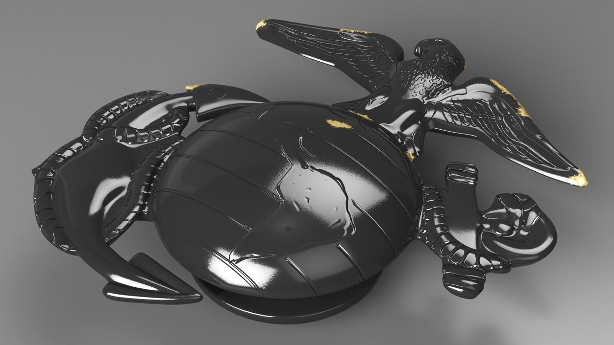 Black Eagle Cockade 3D model