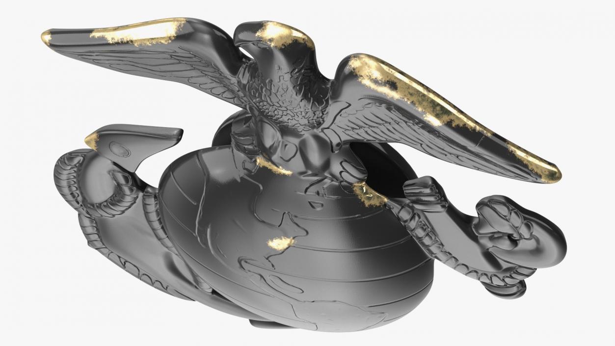 Black Eagle Cockade 3D model