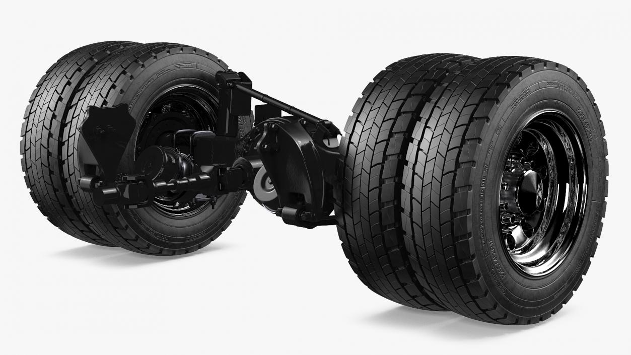 3D Heavy Duty Truck Rear Axle