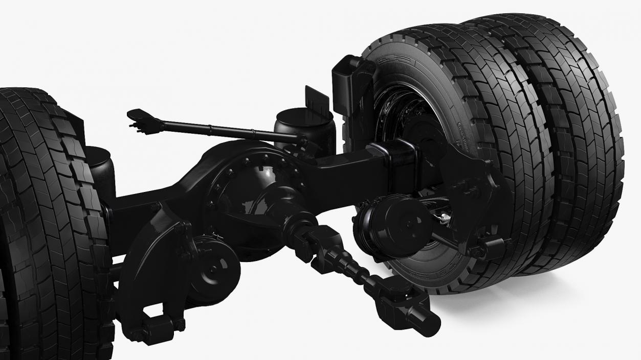 3D Heavy Duty Truck Rear Axle