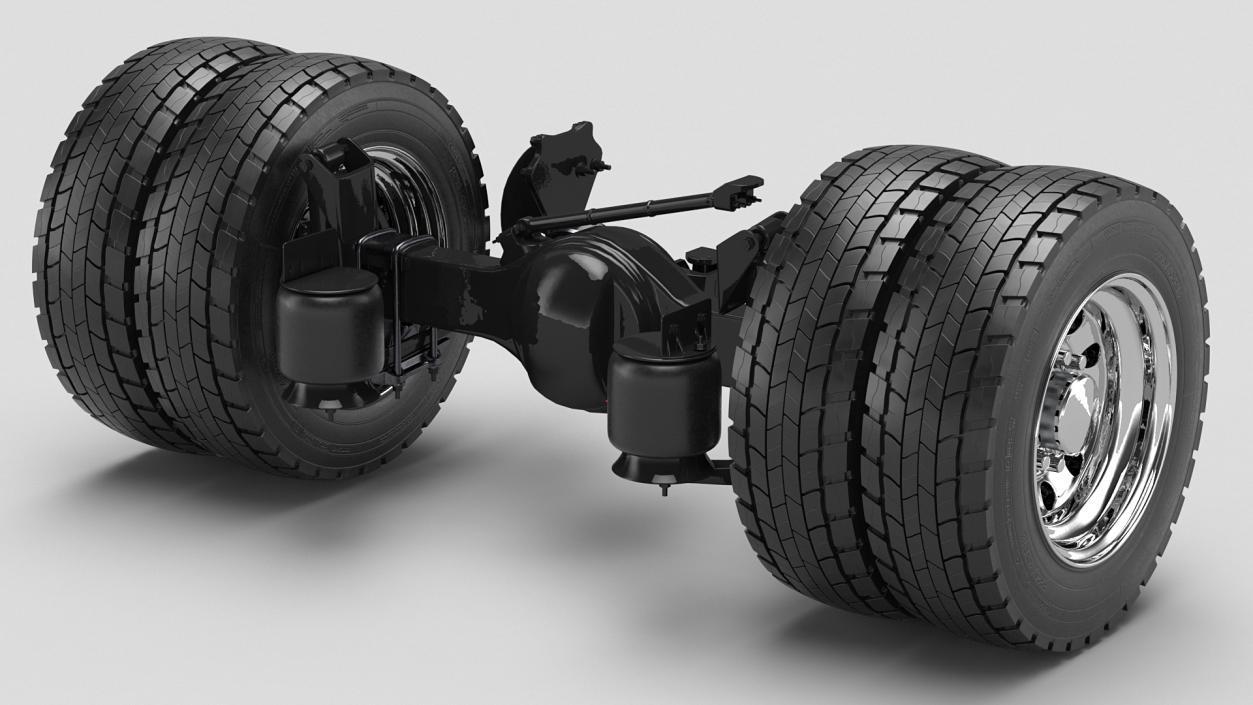 3D Heavy Duty Truck Rear Axle