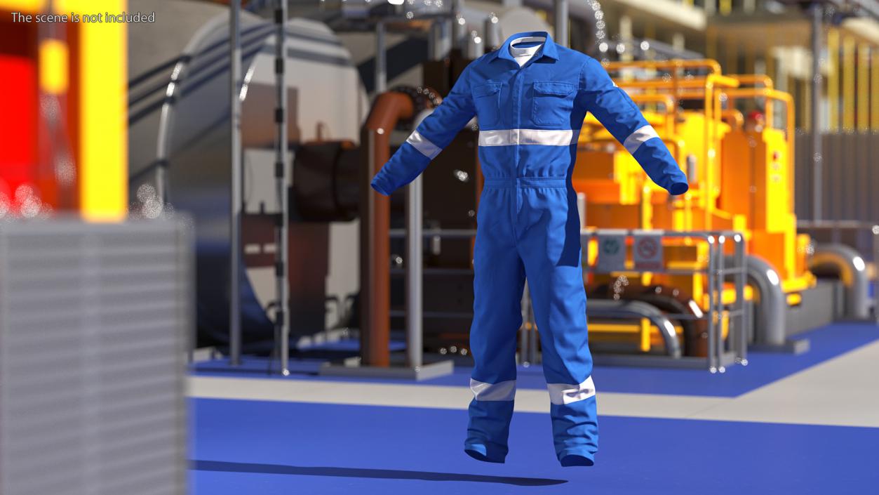 3D Oil Field Worker Suit