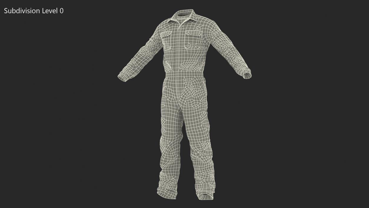 3D Oil Field Worker Suit