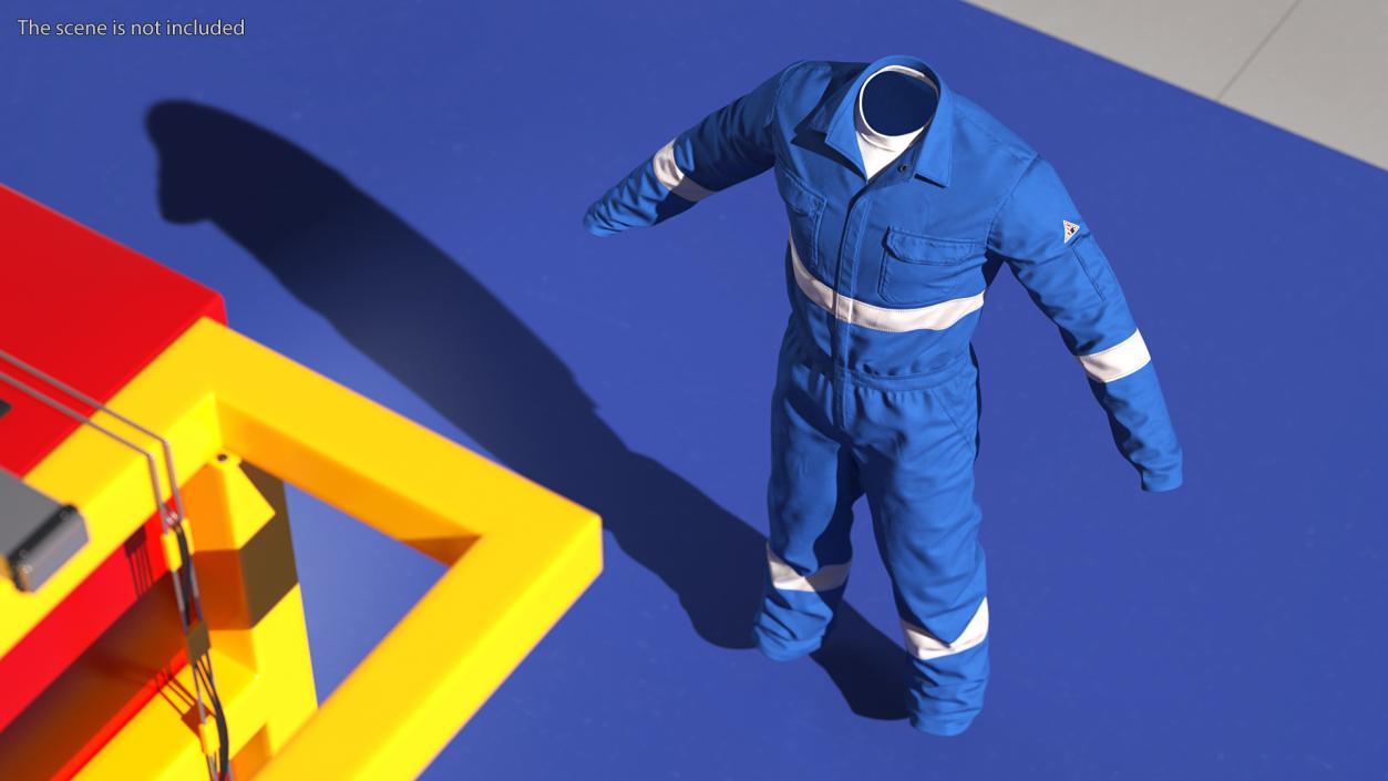 3D Oil Field Worker Suit