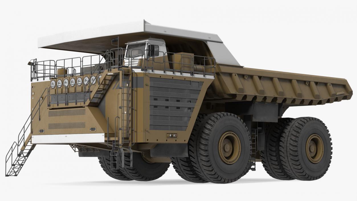 3D Haul Truck Clean Rigged model