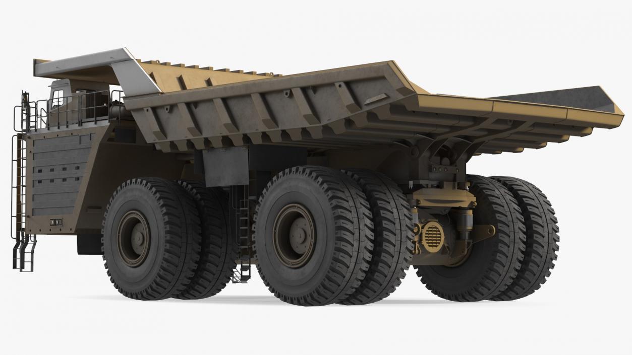 3D Haul Truck Clean Rigged model