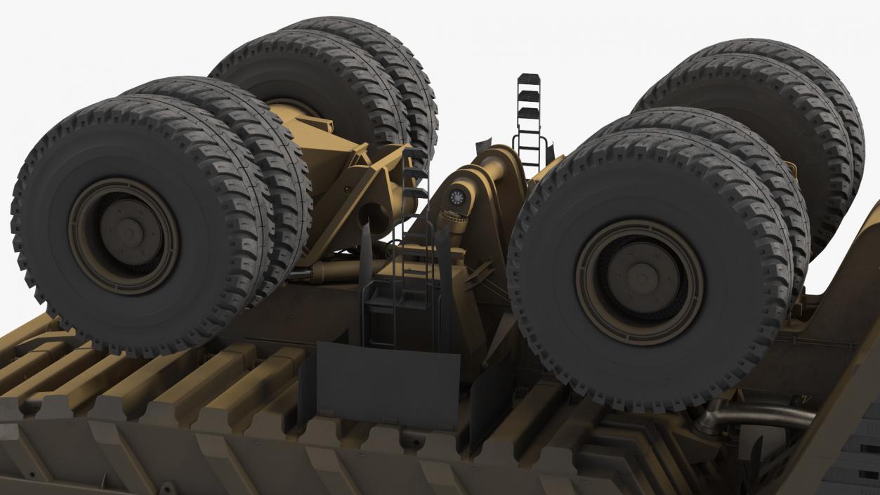 3D Haul Truck Clean Rigged model