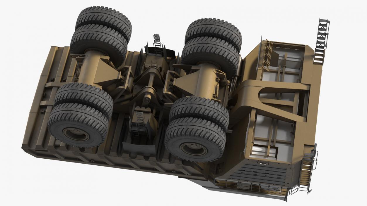 3D Haul Truck Clean Rigged model