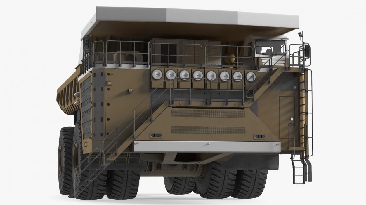 3D Haul Truck Clean Rigged model