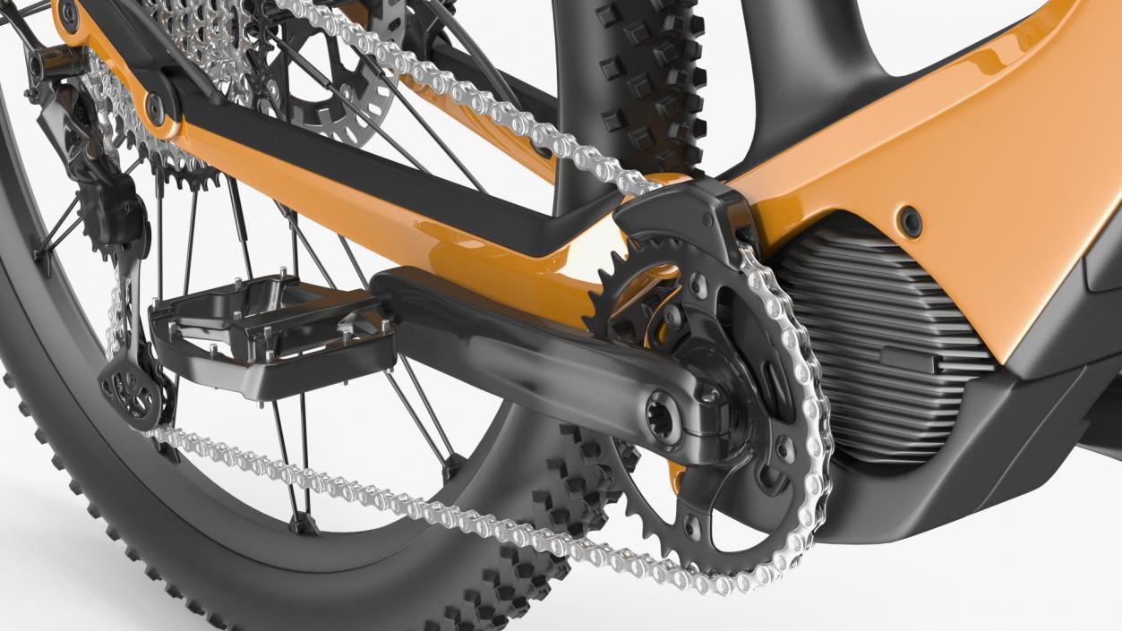 Electric Mountain Bike 3D