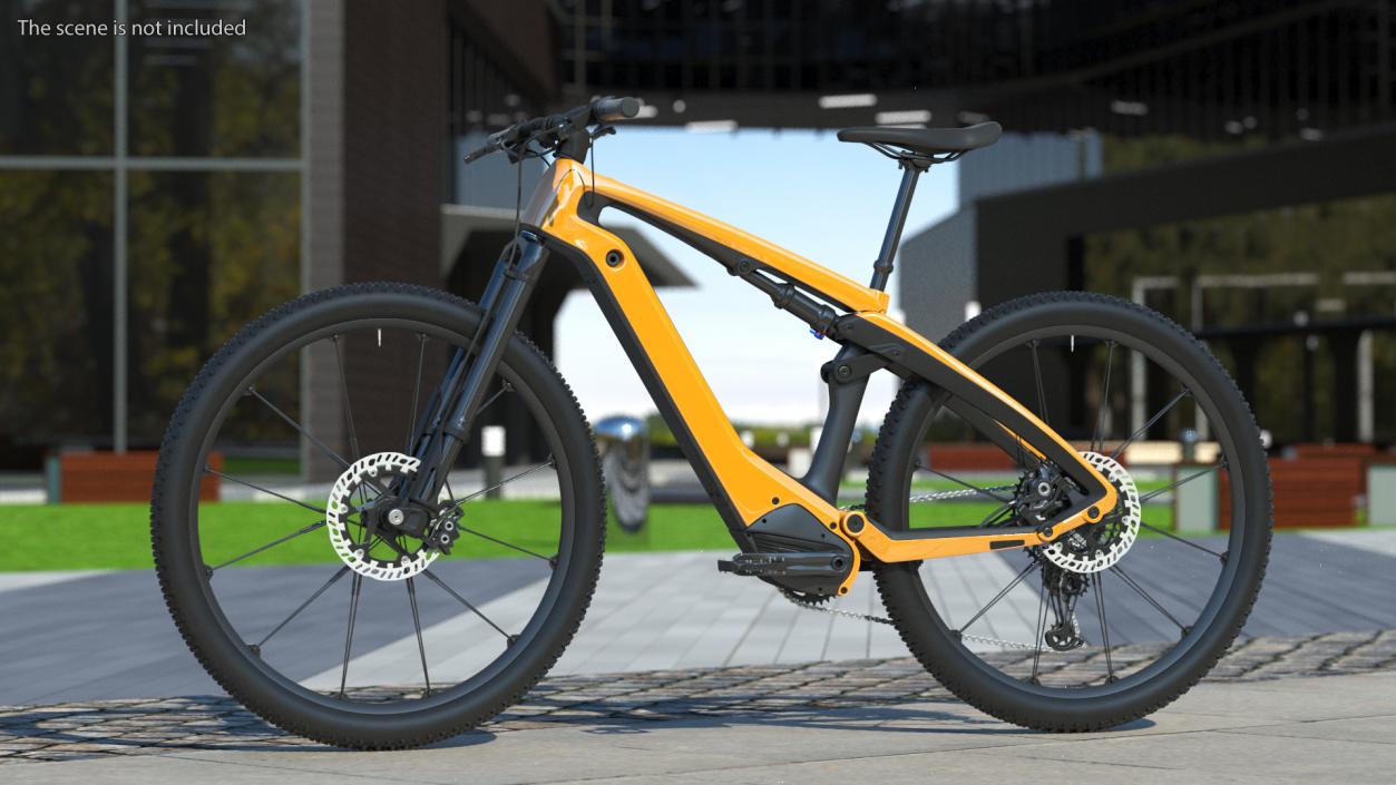 Electric Mountain Bike 3D