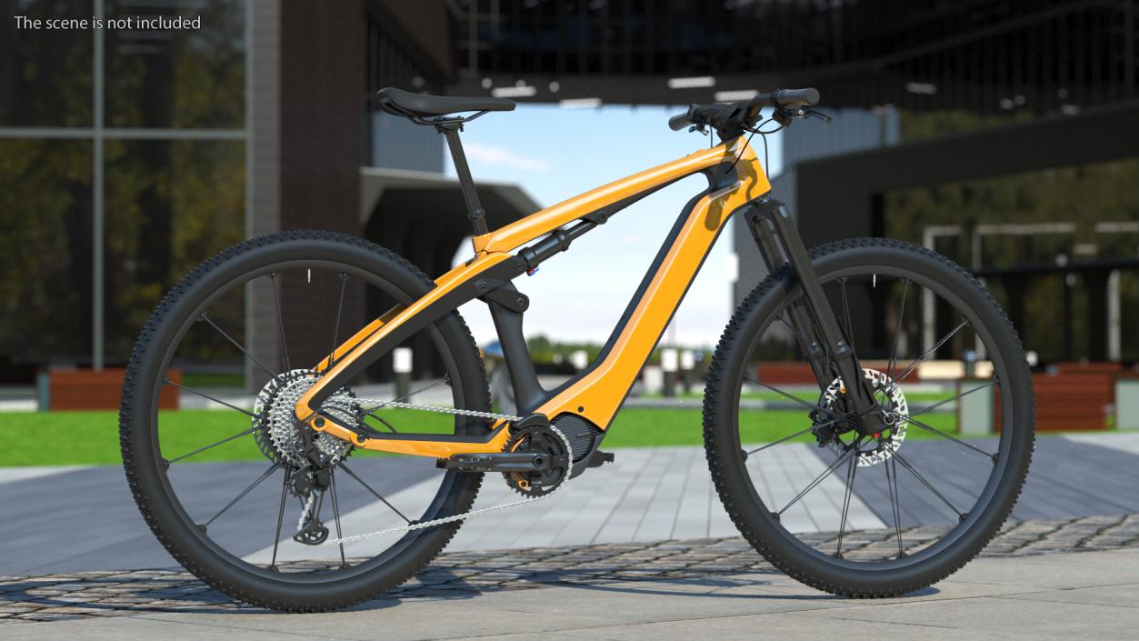 Electric Mountain Bike 3D