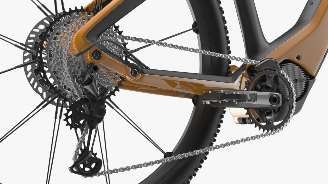 Electric Mountain Bike 3D