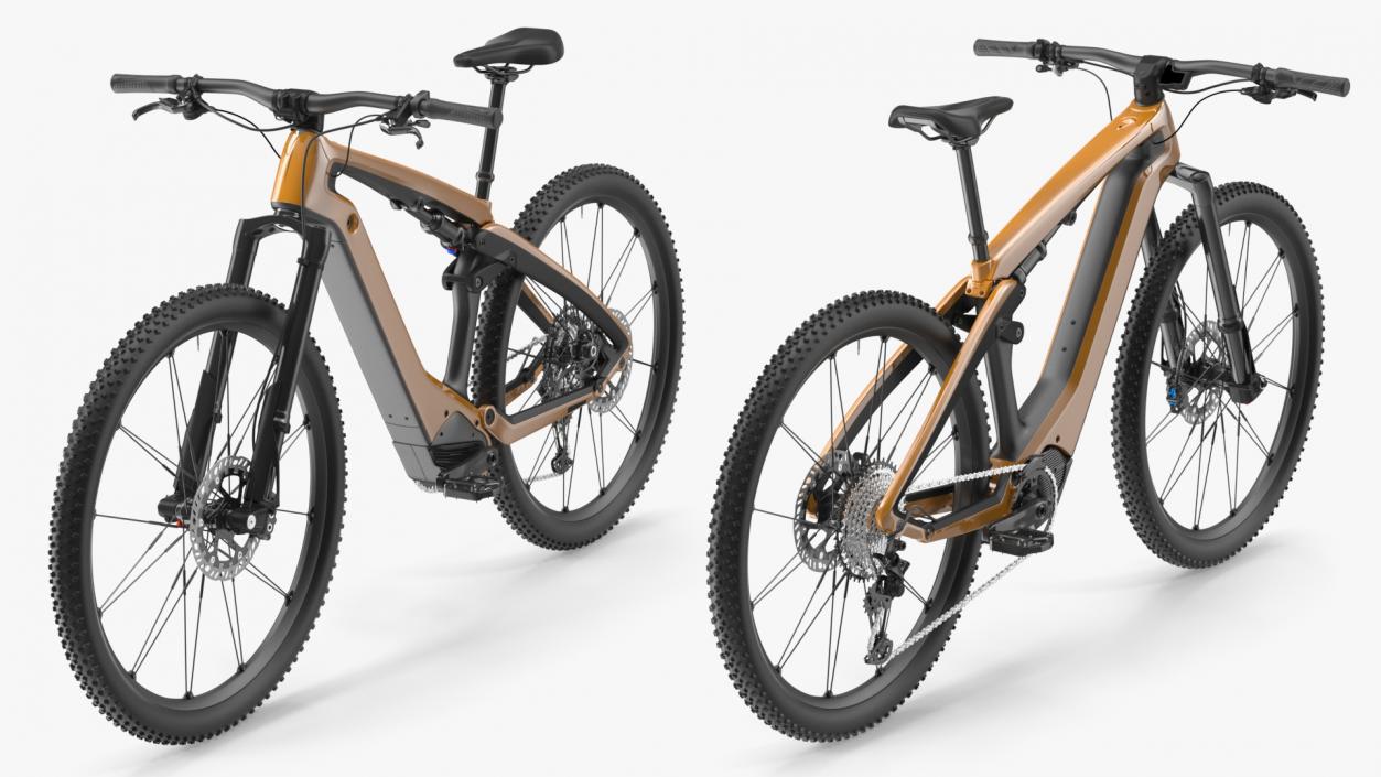 Electric Mountain Bike 3D