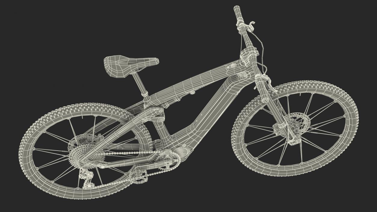 Electric Mountain Bike 3D