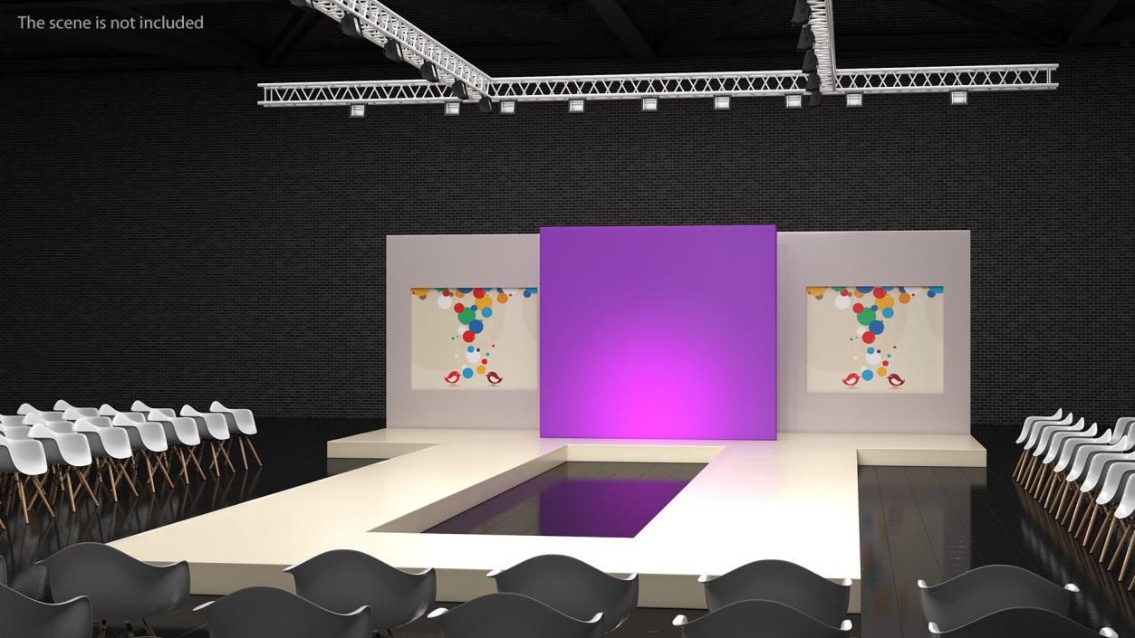 3D model Fashion Show Catwalk