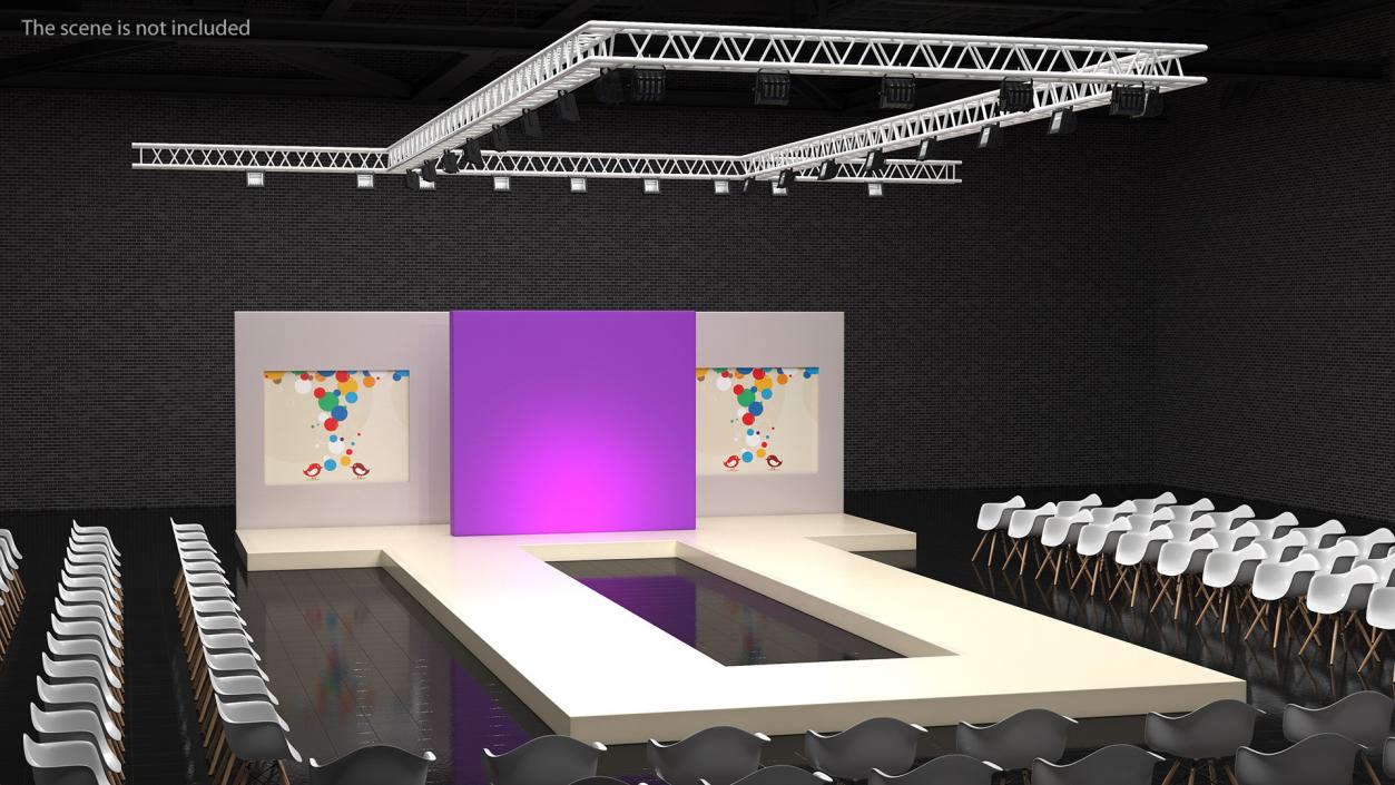 3D model Fashion Show Catwalk