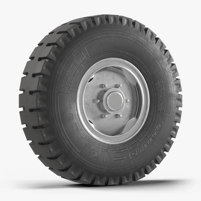 3D Wheel for Heavy Duty Applications model