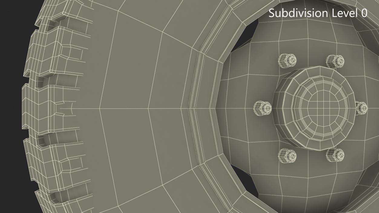 3D Wheel for Heavy Duty Applications model