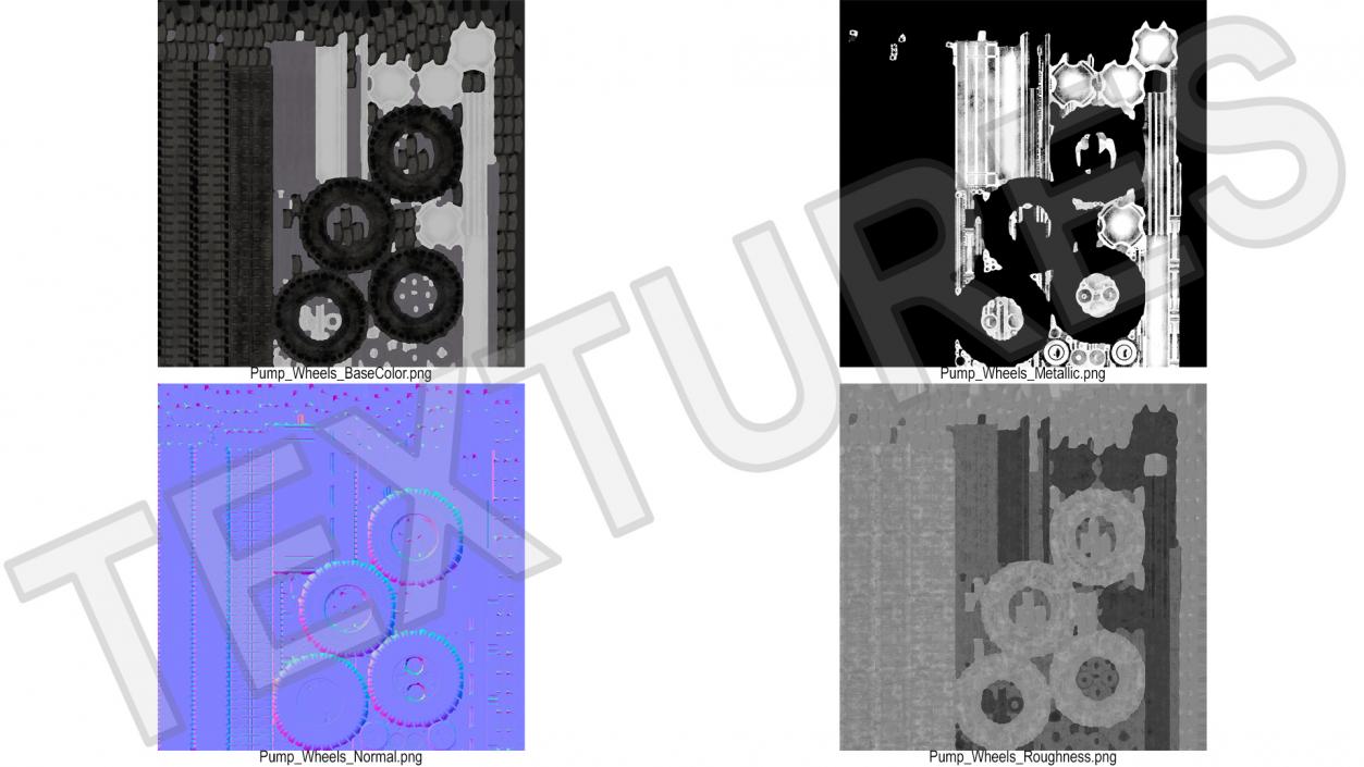 3D Wheel for Heavy Duty Applications model