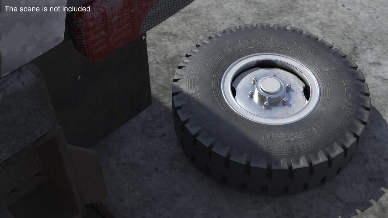 3D Wheel for Heavy Duty Applications model