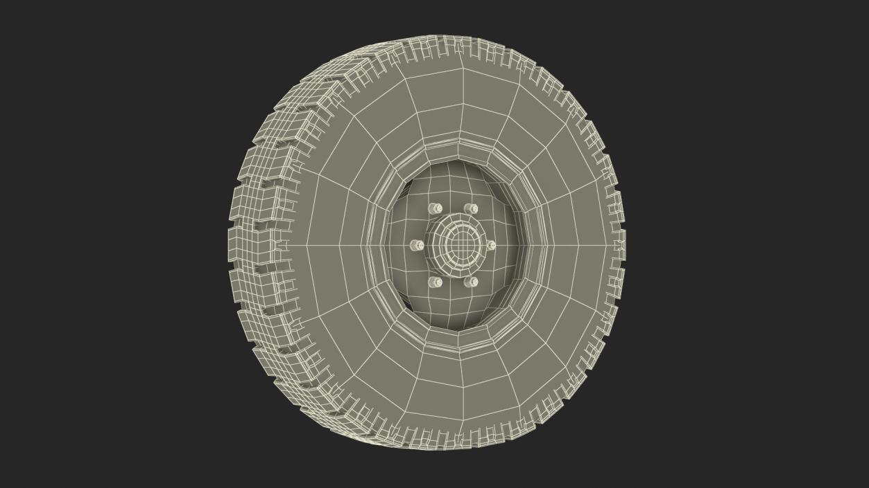 3D Wheel for Heavy Duty Applications model