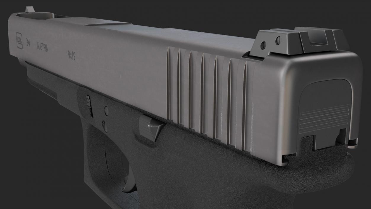 3D model Glock G34 Gen 3