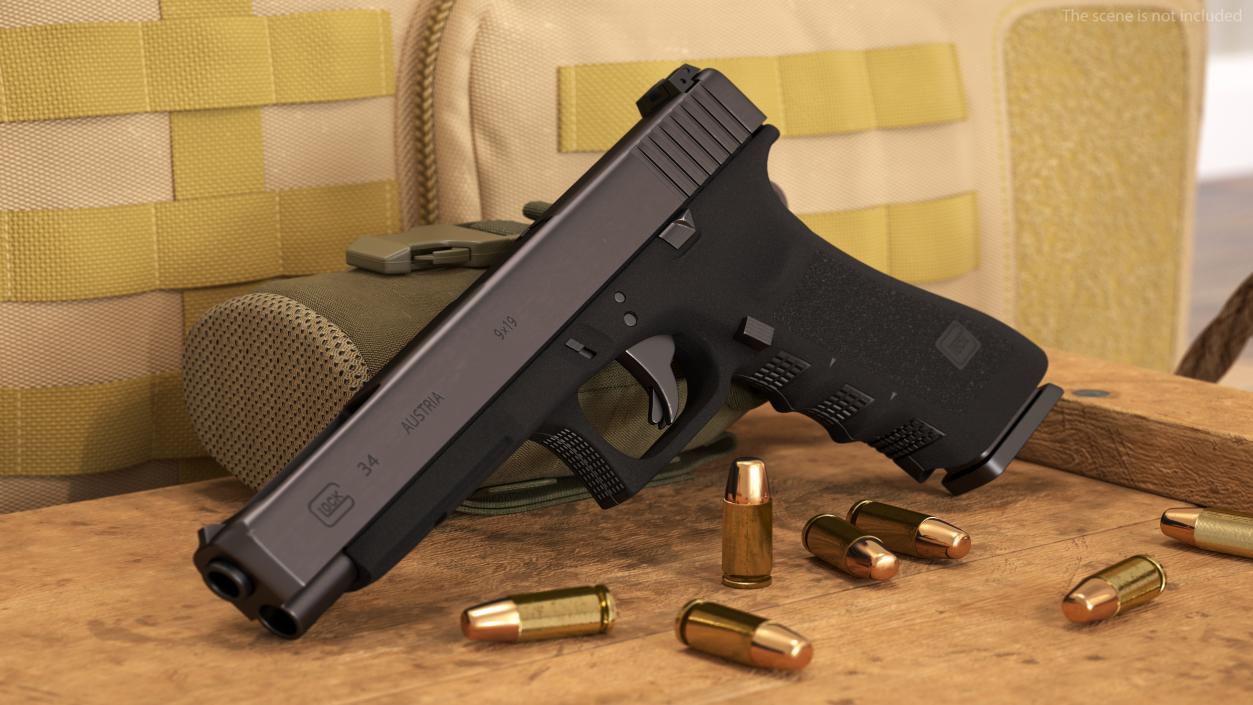 3D model Glock G34 Gen 3