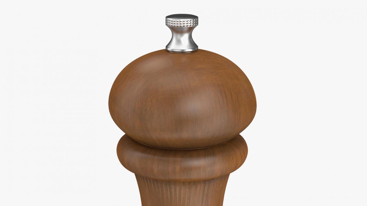 3D Wooden Pepper or Salt Mill