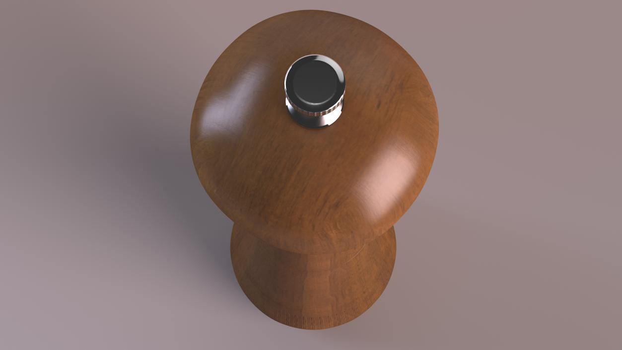 3D Wooden Pepper or Salt Mill